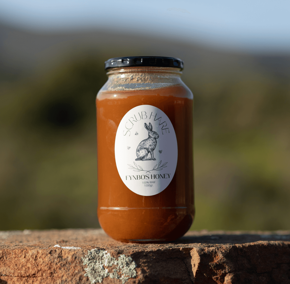 jar of scrub hair honey